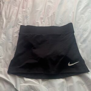 Nike Black Skirt with White Swoosh